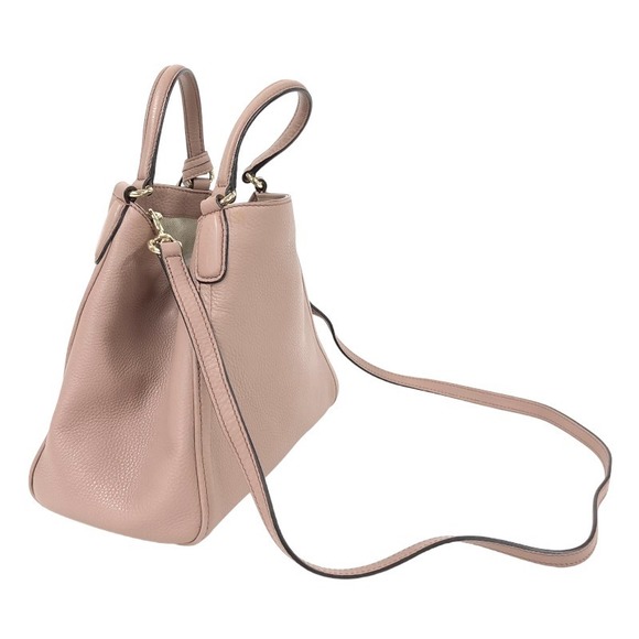 Gucci Interlocking G 2way Bag Leather Handbag Pink - Picture 3 of 12